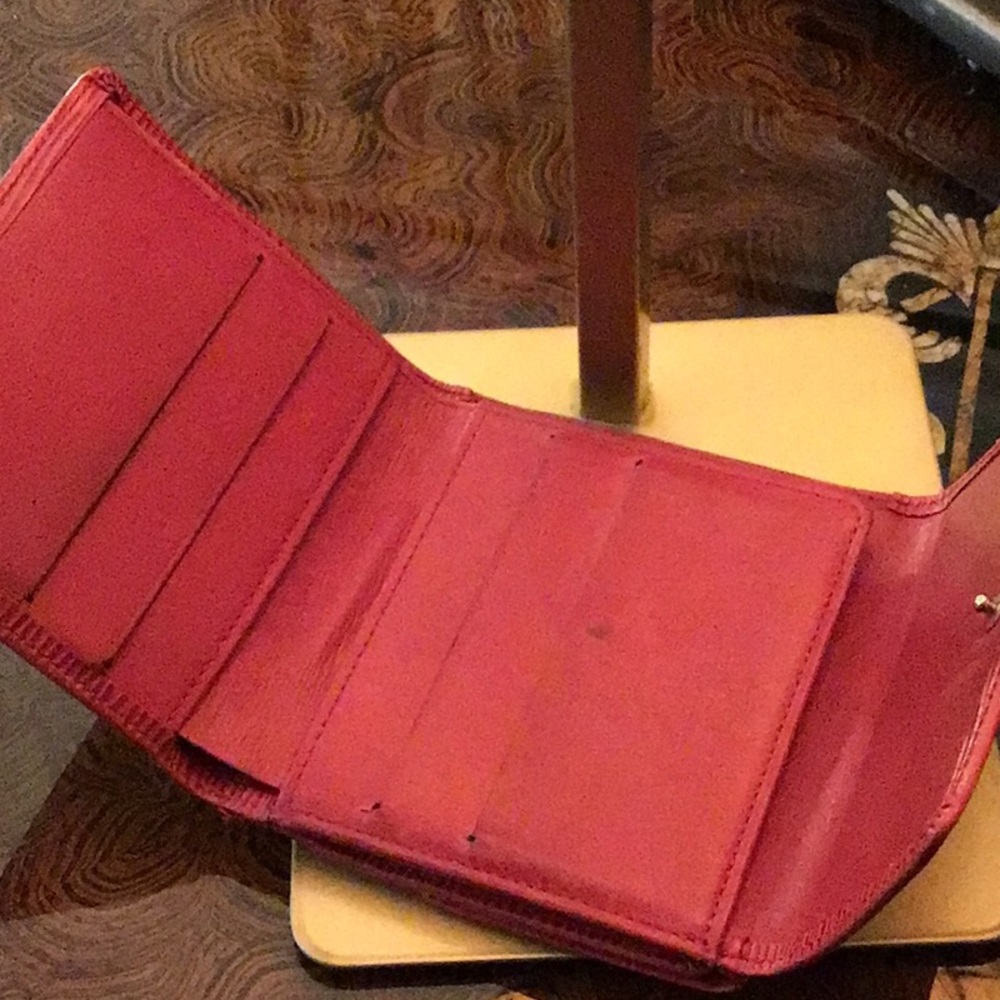 Louis Vuitton Wallet Trifold Epi Leather Red - Picture 6 of 7